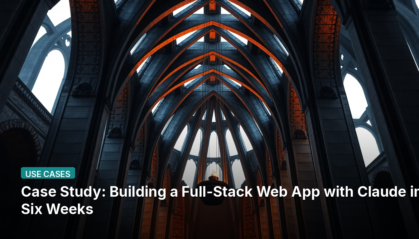 Étude de cas : Développement d'une application web full-stack avec Claude en six semaines
