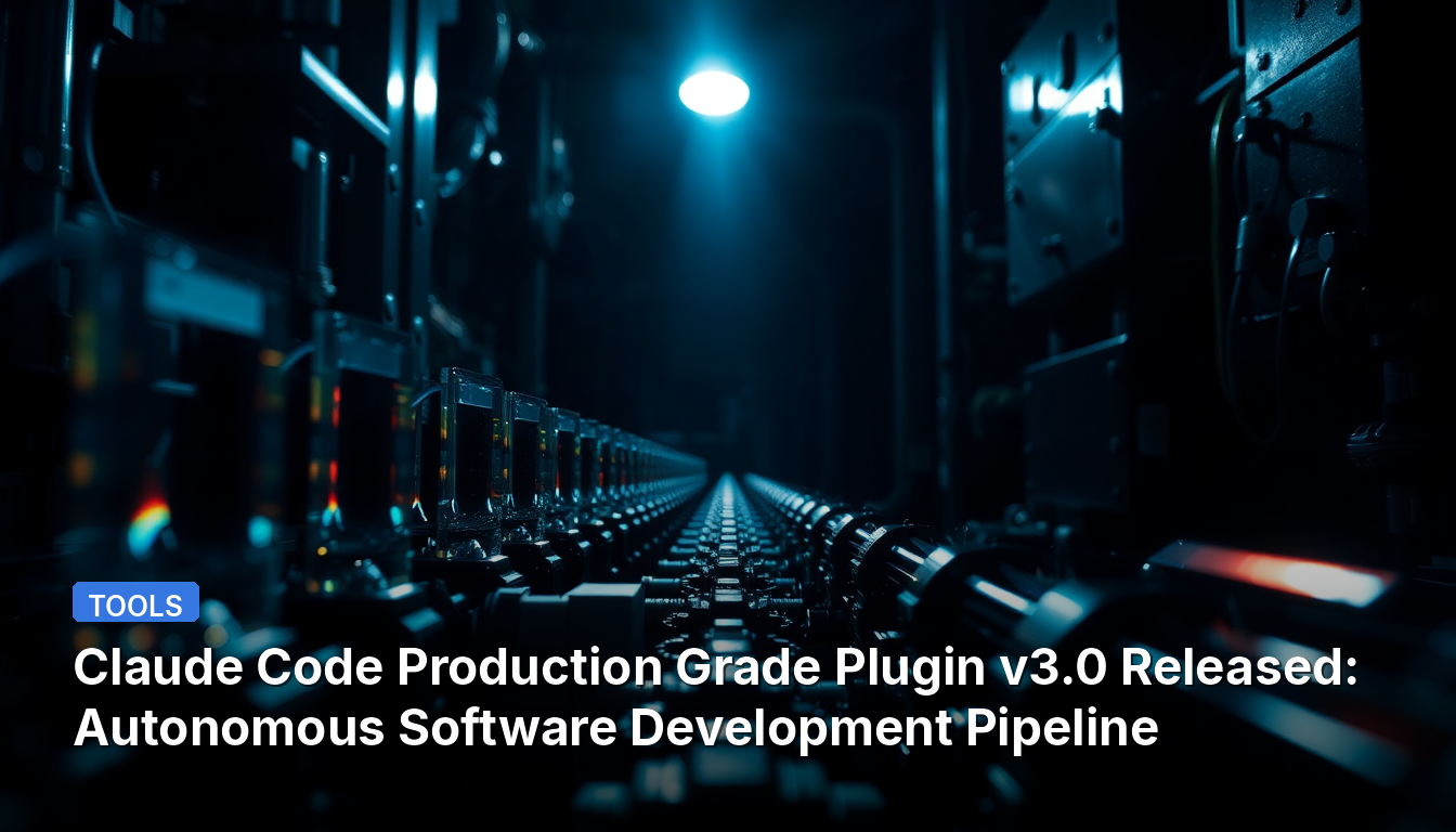 Claude Code Production Grade Plugin v3.0 Released: Autonomous Software Development Pipeline