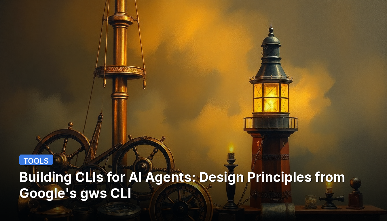 Créer des CLI pour les agents IA : principes de conception issus du CLI gws de Google