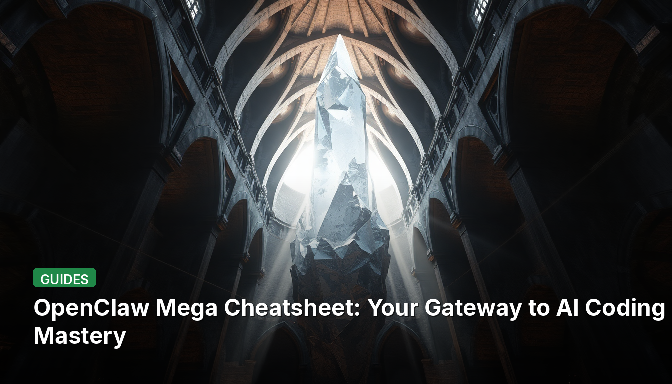 OpenClaw Mega Cheat Sheet: Seu Portal para o Domínio da Programação em IA