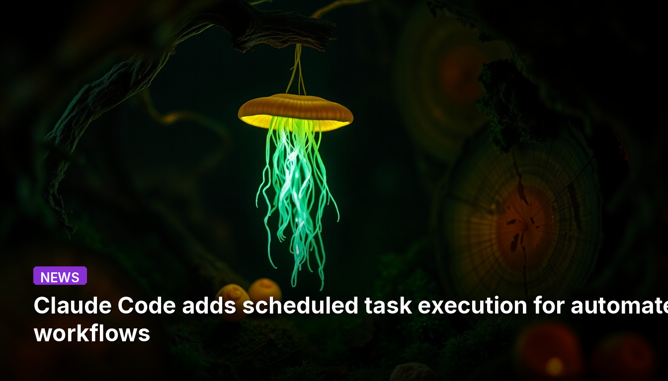 O Claude Code adiciona execução programada de tarefas para fluxos de trabalho automatizados.