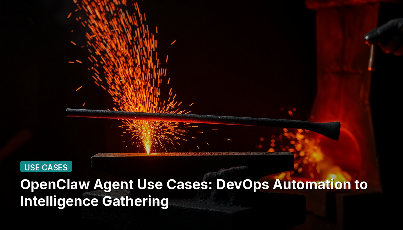 Cas d'utilisation de l'agent OpenClaw : de l'automatisation DevOps au renseignement