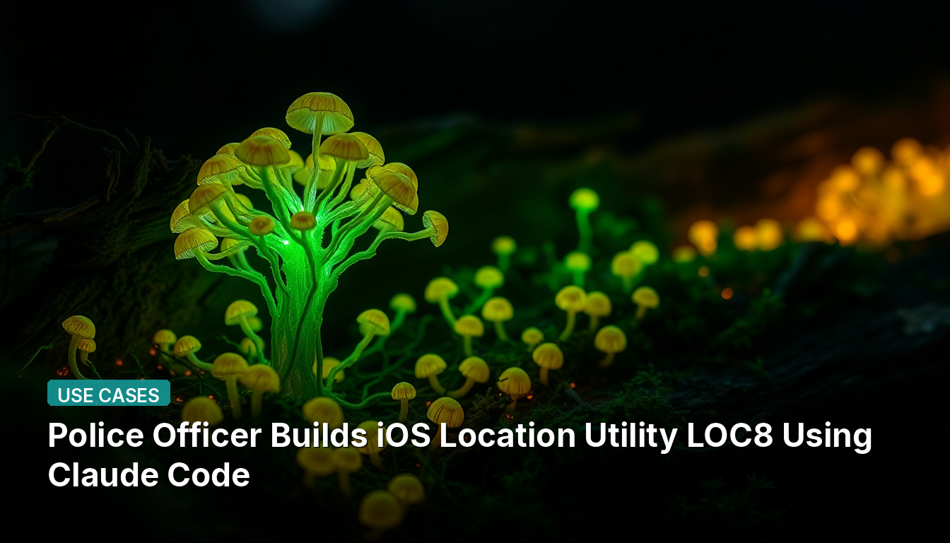 경찰관이 Claude Code를 사용하여 iOS 위치 유틸리티 LOC8 개발