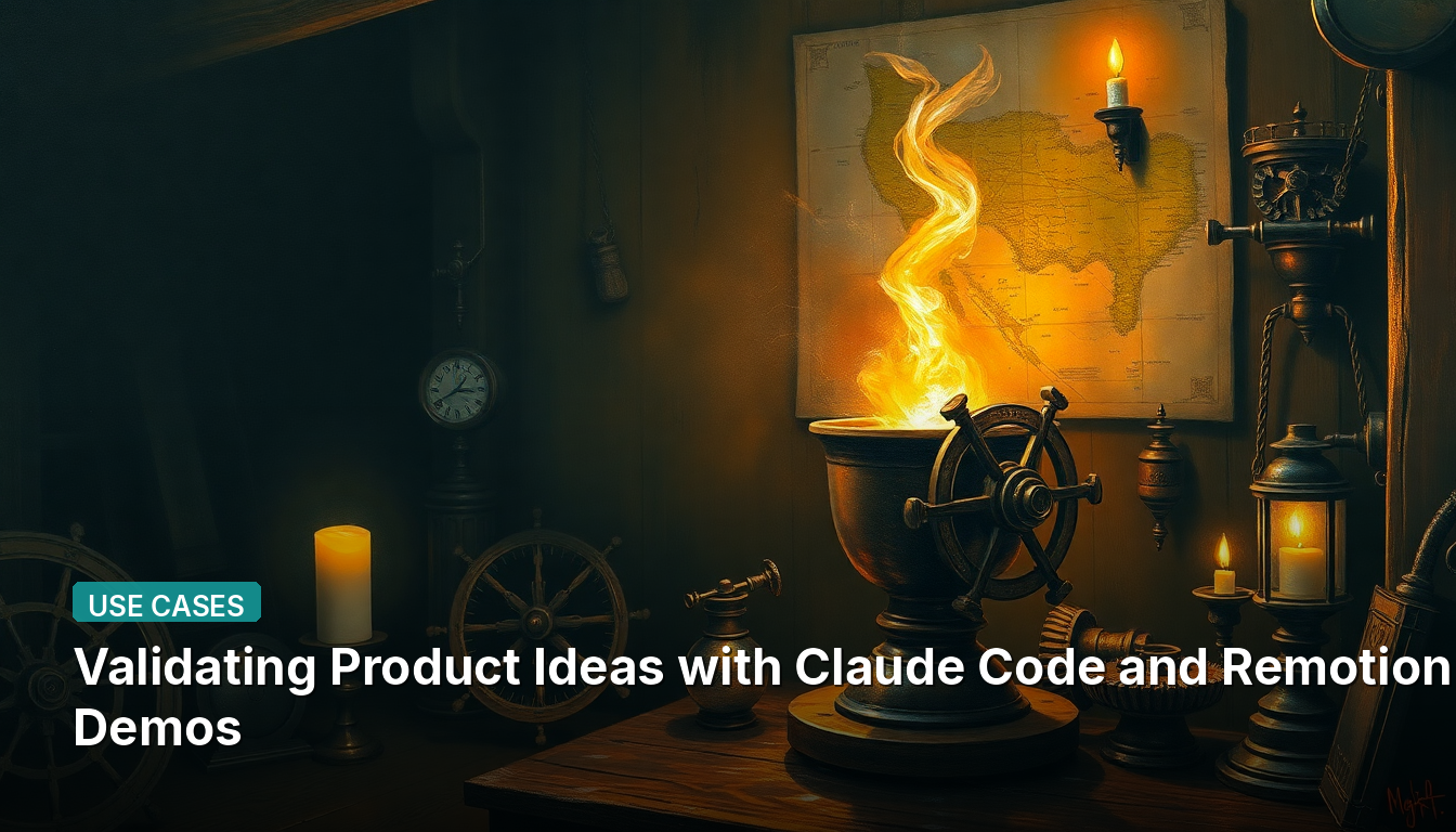 製品アイデアの検証をClaude CodeとRemotionデモで実現