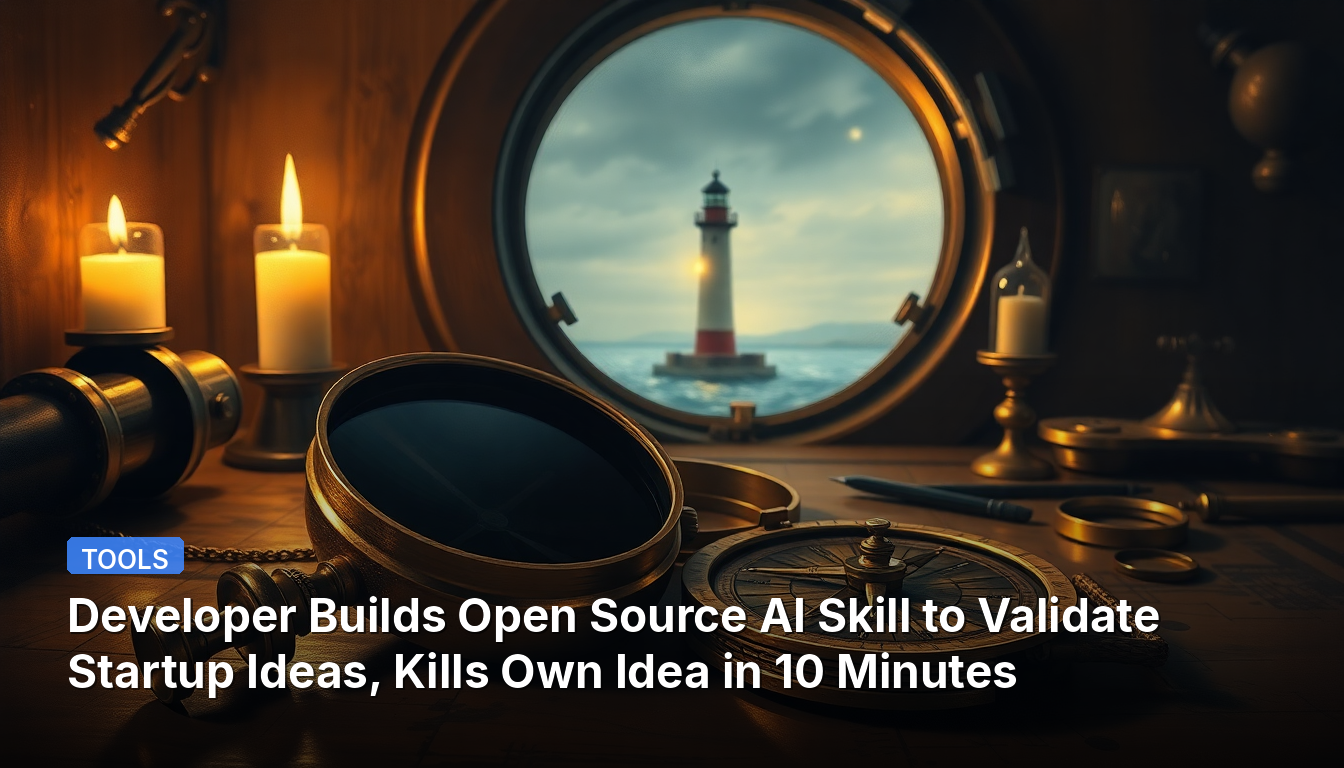 Développeur Crée une Compétence IA Open Source pour Valider des Idées de Start-up, Tue sa Propre Idée en 10 Minutes