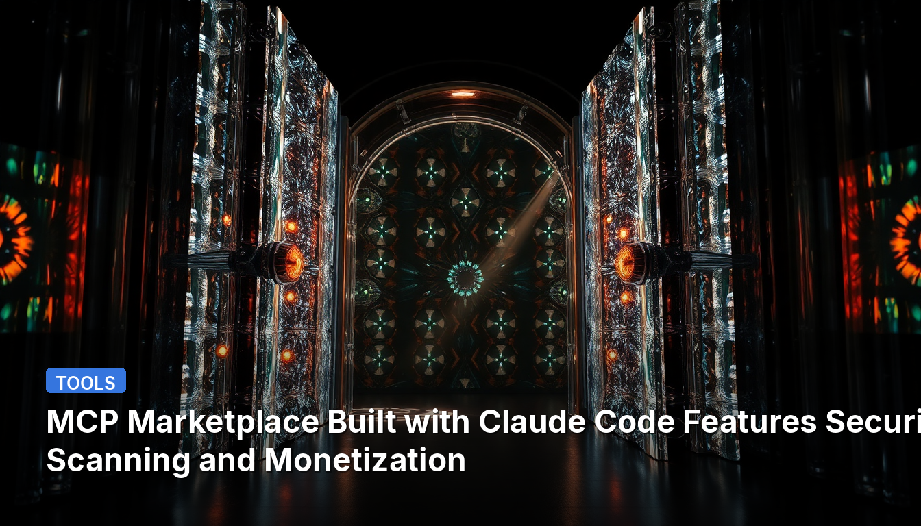 Рынок MCP, созданный с помощью Claude Code, включает функции сканирования безопасности и монетизации.