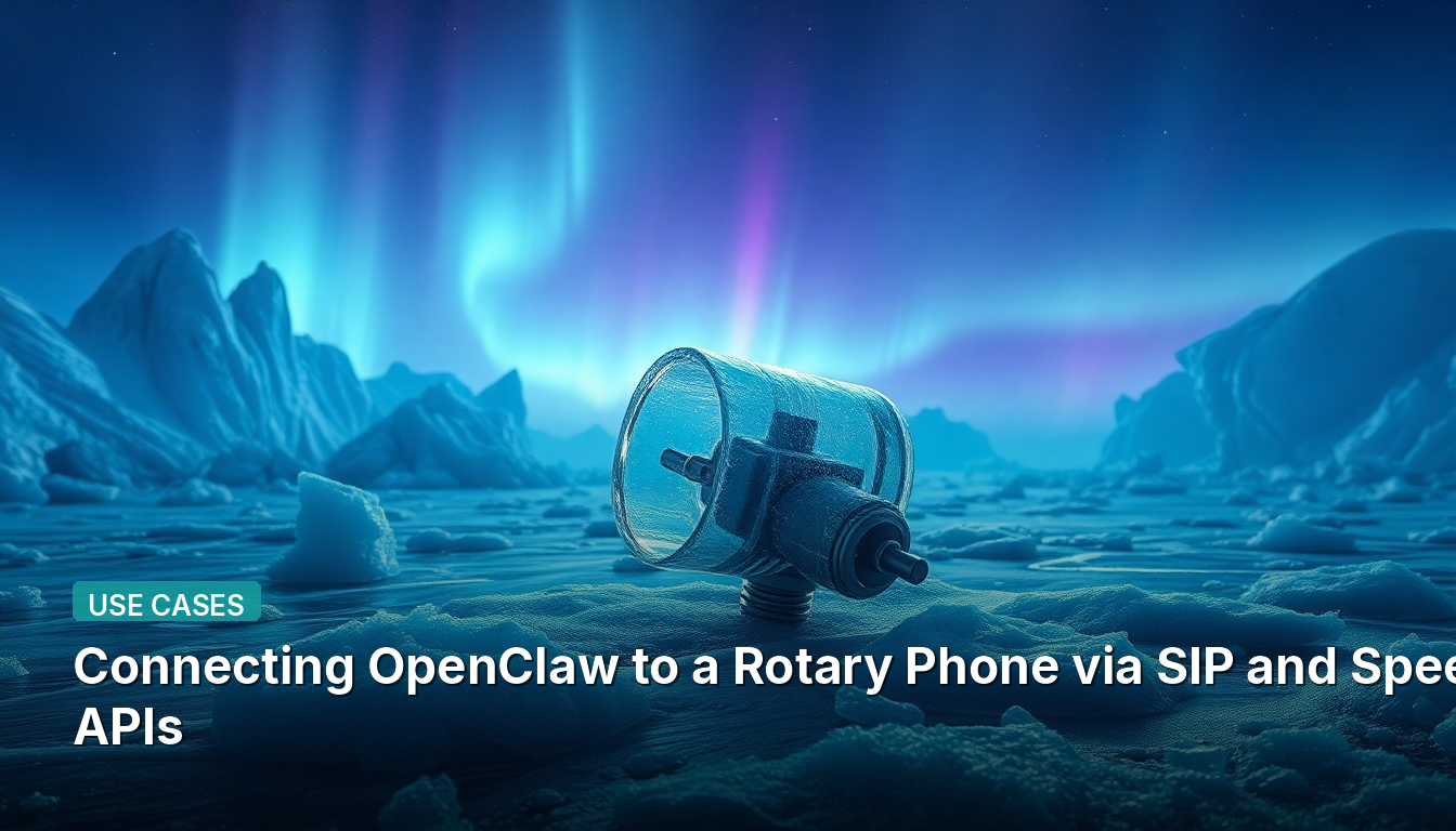 Connexion d'OpenClaw à un téléphone à cadran via les API SIP et vocales