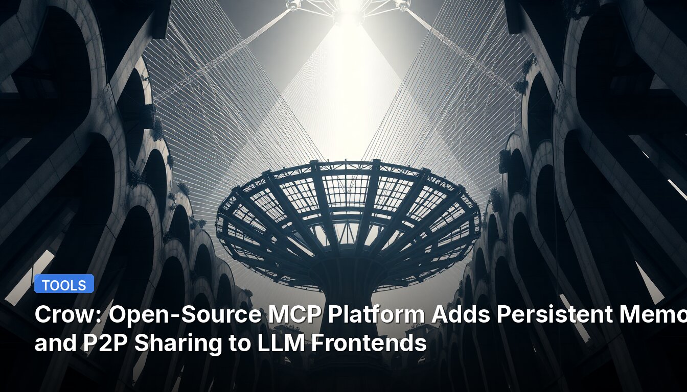 Crow: Open-Source MCP Platform Adds Persistent Memory and P2P Sharing to LLM Frontends