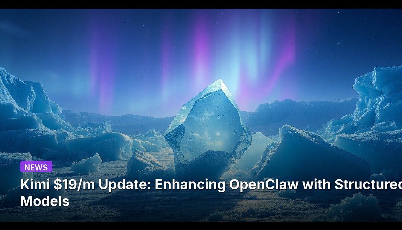 君 $19/月 アップデート：構造化モデルによるOpenClawの強化