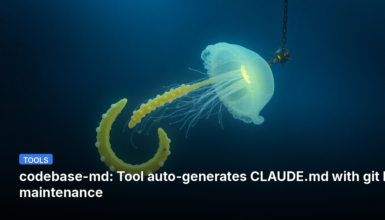 codebase-md: Ferramenta gera automaticamente CLAUDE.md com manutenção de git hook