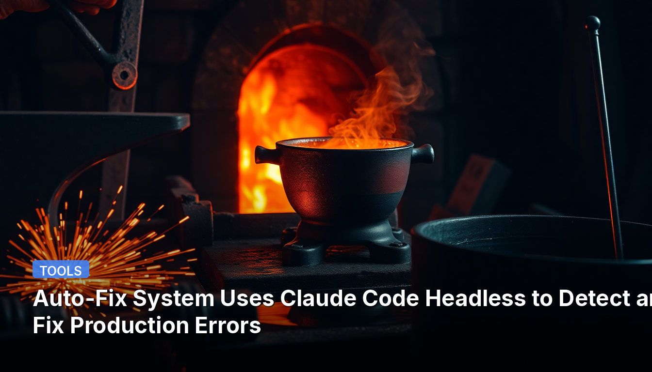 自動修正システムは、Claude Code Headlessを使用して本番環境のエラーを検出し修正します。