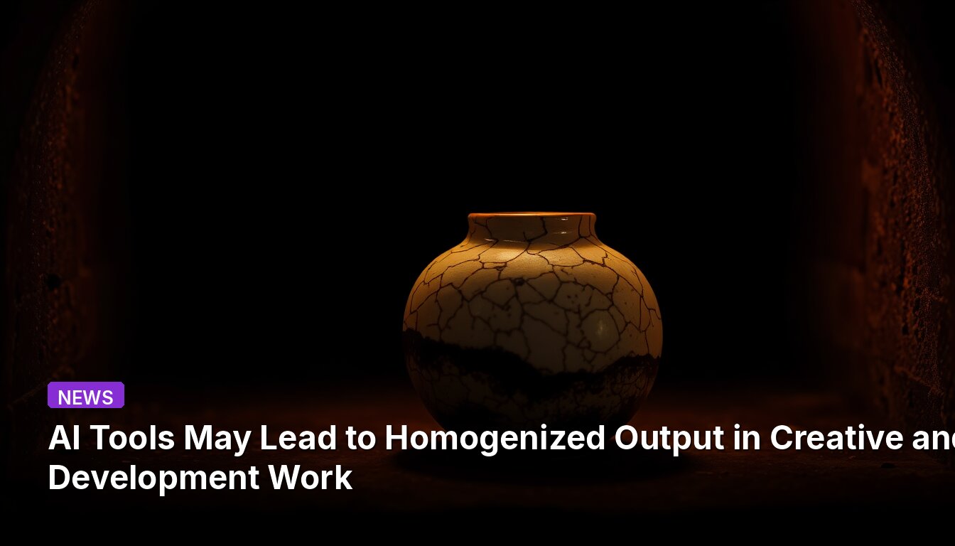 AI Tools May Lead to Homogenized Output in Creative and Development Work