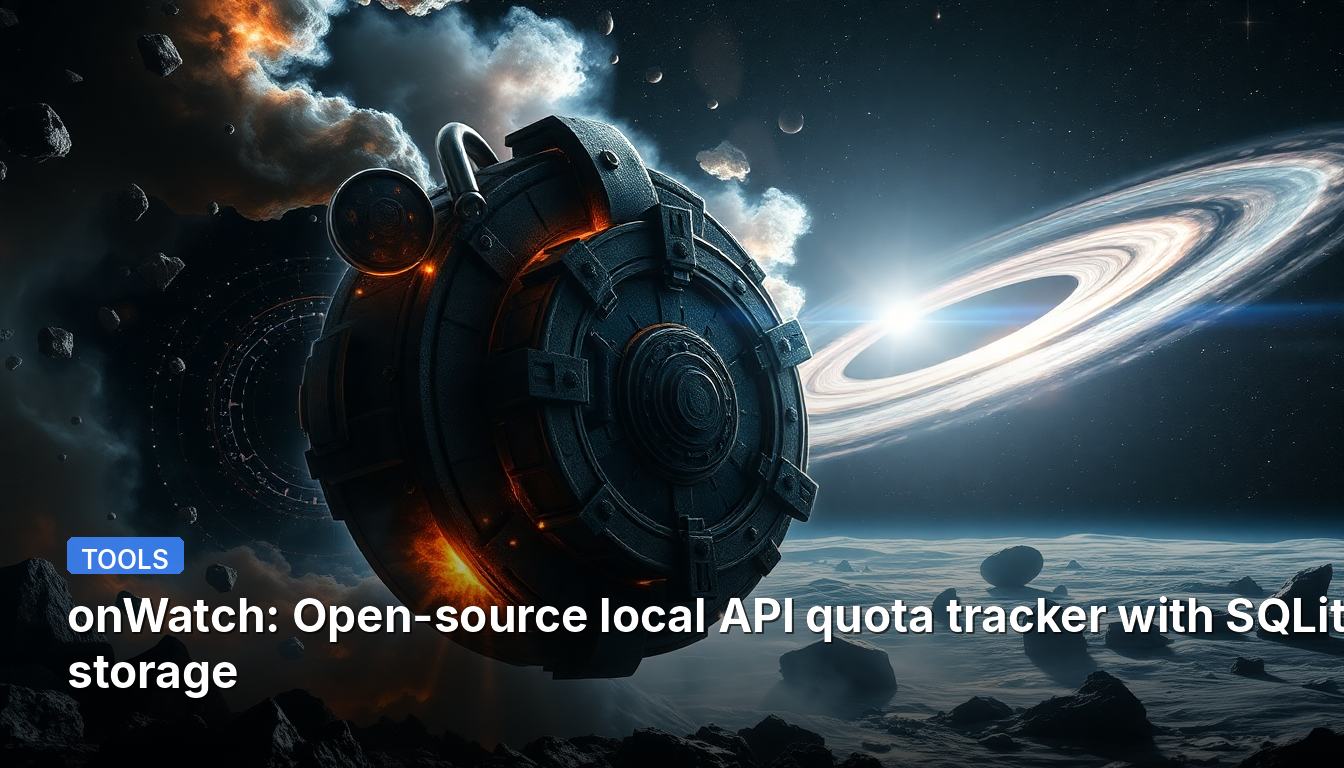 onWatch: SQLite 저장소를 사용한 오픈소스 로컬 API 할당량 추적기