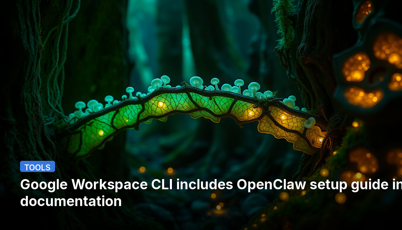 Google Workspace CLIのドキュメントにはOpenClawのセットアップガイドが含まれています。