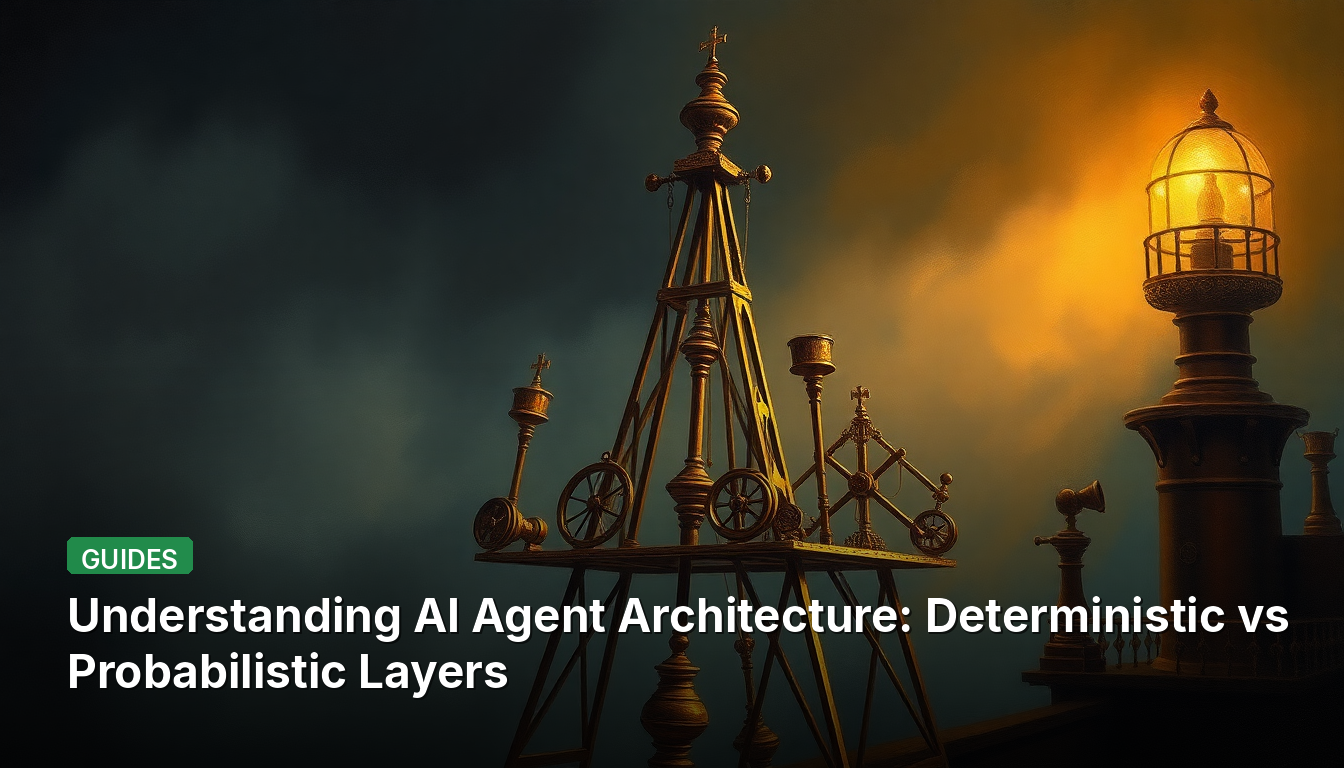Comprendre l'architecture des agents IA : couches déterministes vs probabilistes
