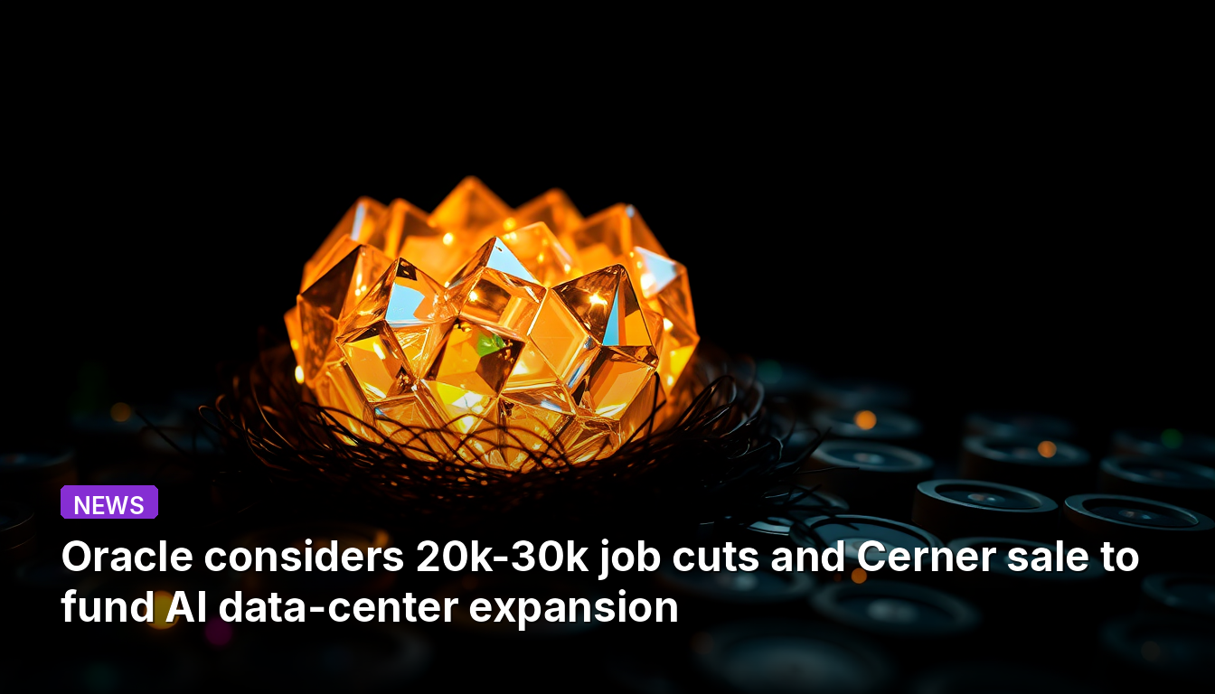 A Oracle considera corte de 20 a 30 mil empregos e venda da Cerner para financiar expansão de data centers de IA