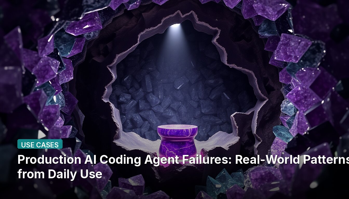 Fallos de Agentes de IA para Codificación en Producción: Patrones del Mundo Real a partir del Uso Diario