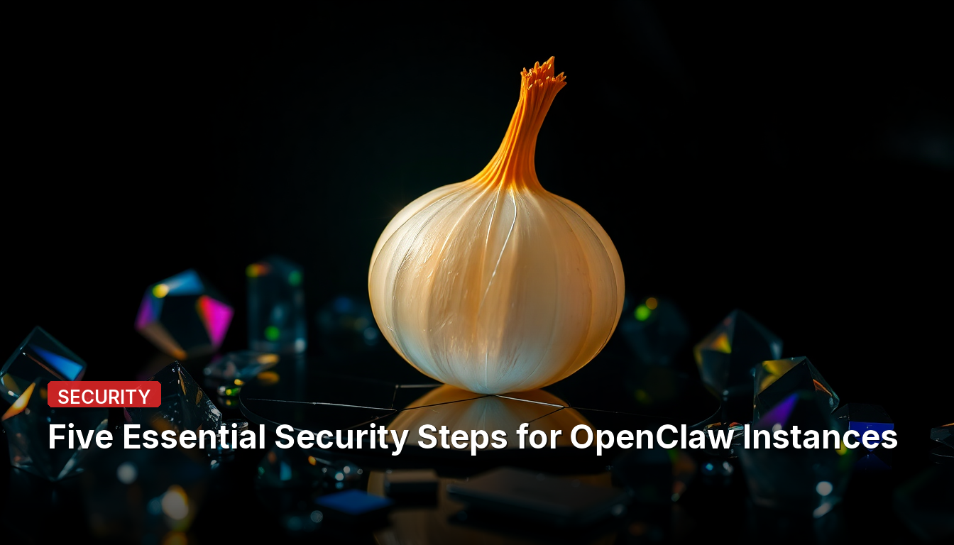 OpenClawインスタンスのための5つの必須セキュリティ手順