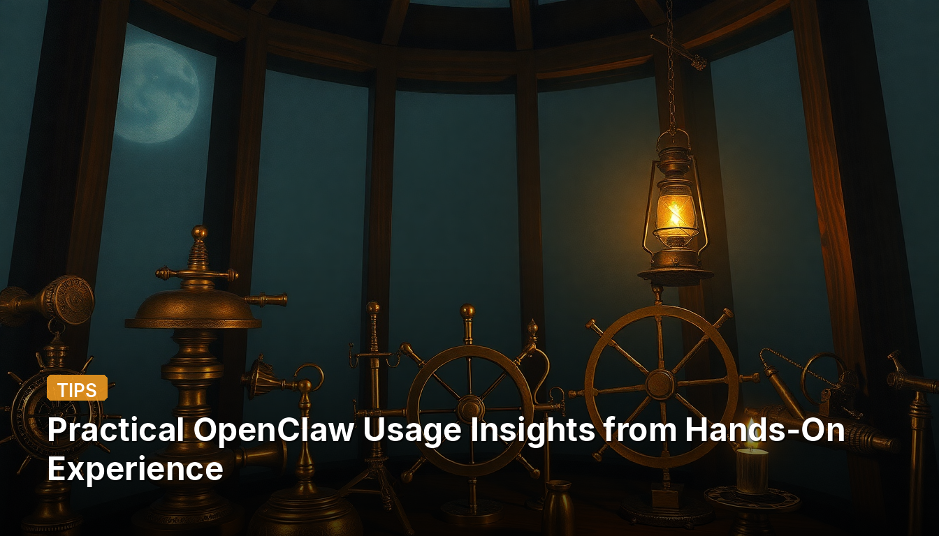 실전 경험에서 얻은 실용적인 OpenClaw 사용 통찰