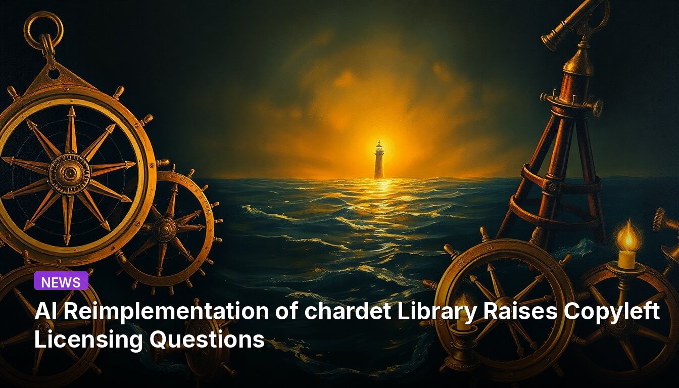 KI-Neuimplementierung der chardet-Bibliothek wirft Copyleft-Lizenzfragen auf