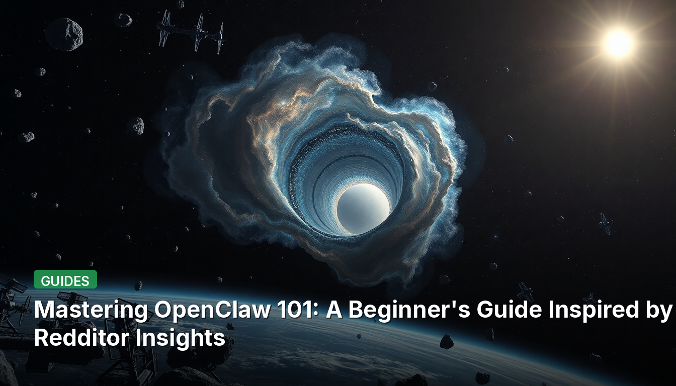 Maîtriser OpenClaw 101 : Un Guide Débutant Inspiré des Avis de Redditeurs