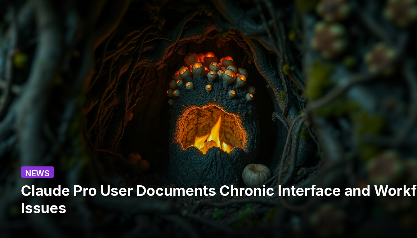 Usuário do Claude Pro Documenta Problemas Crônicos de Interface e Fluxo de Trabalho