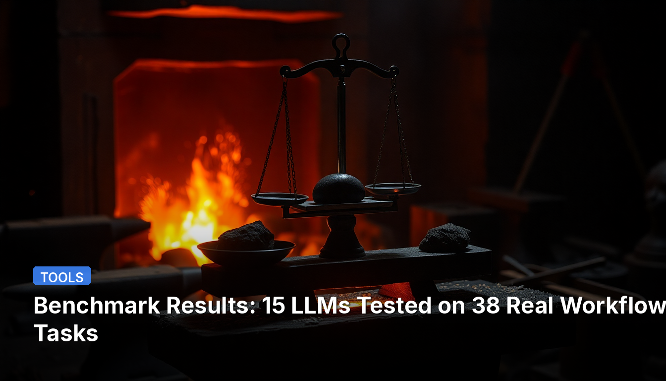 Resultados de Benchmark: 15 LLMs Testados em 38 Tarefas de Fluxo de Trabalho Real