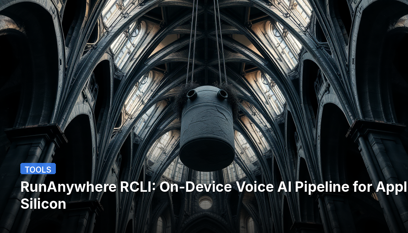 RunAnywhere RCLI:Apple Silicon向けオンデバイス音声AIパイプライン