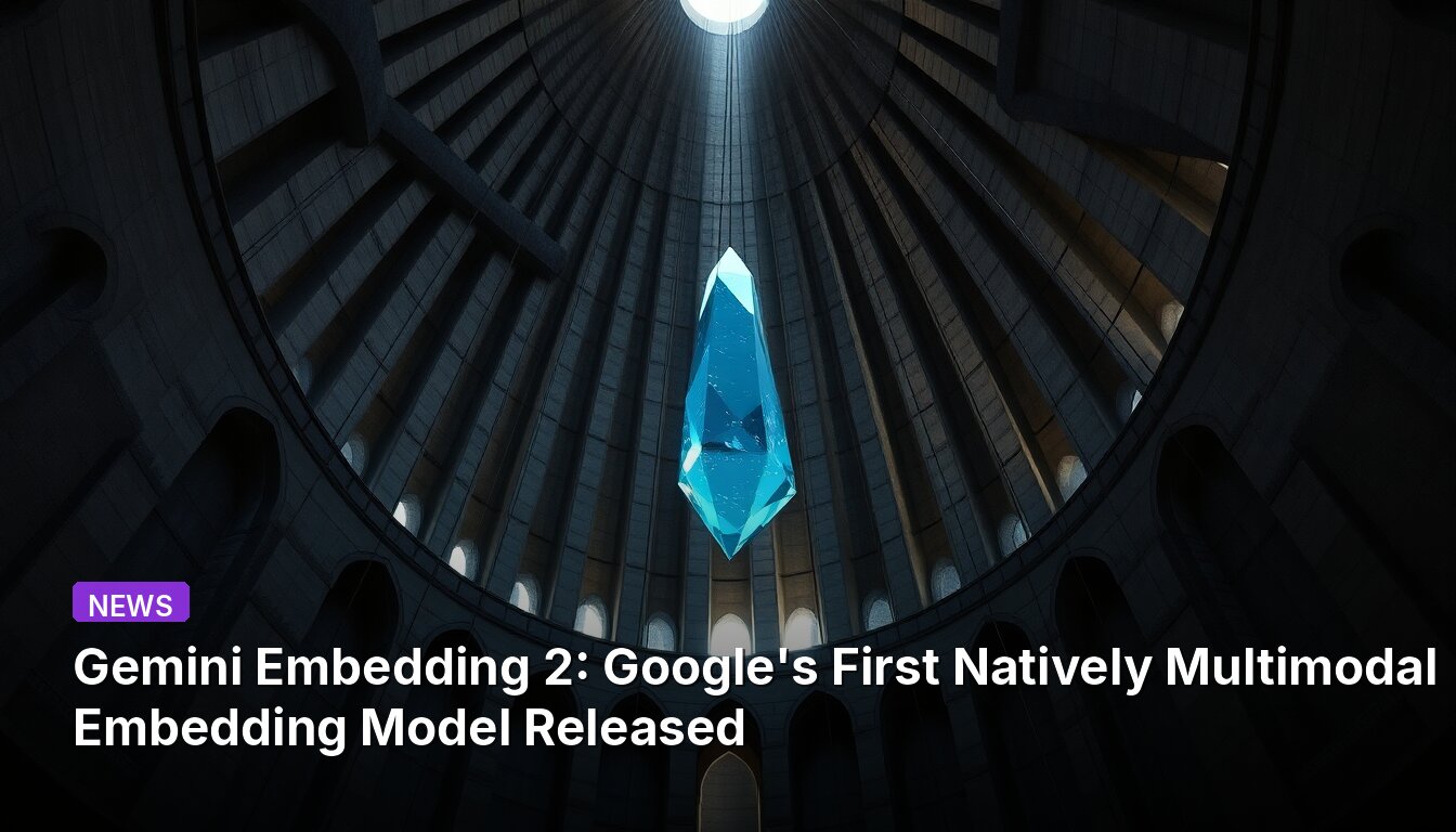 Gemini Embedding 2: Первая нативная мультимодальная модель эмбеддингов от Google