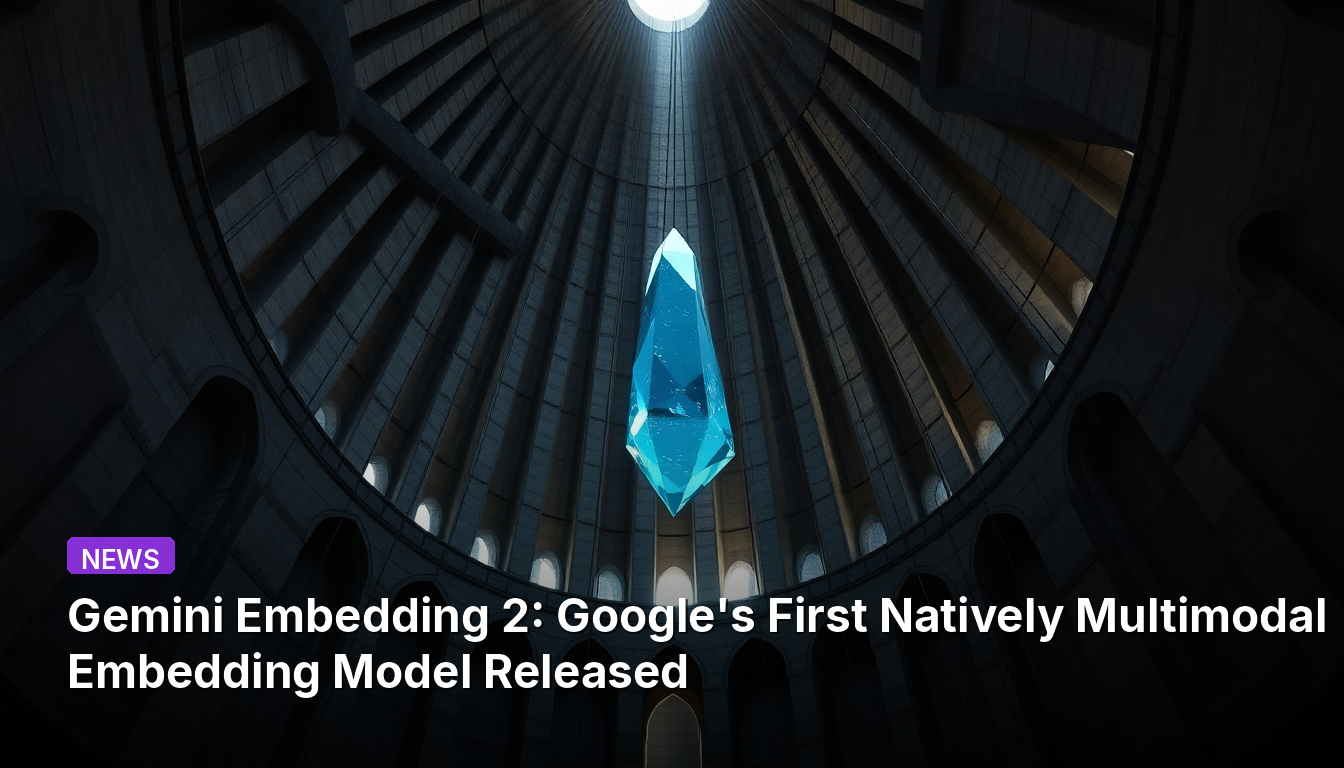 Gemini Embedding 2: O Primeiro Modelo de Embedding Nativamente Multimodal da Google Lançado