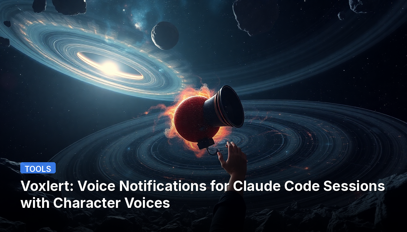 Voxlert: Notificações por Voz para Sessões de Código Claude com Vozes de Personagens