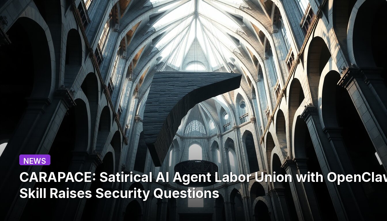 CARAPAÇA: Sindicato Satírico de Agentes de IA com Habilidade OpenClaw Levanta Questões de Segurança