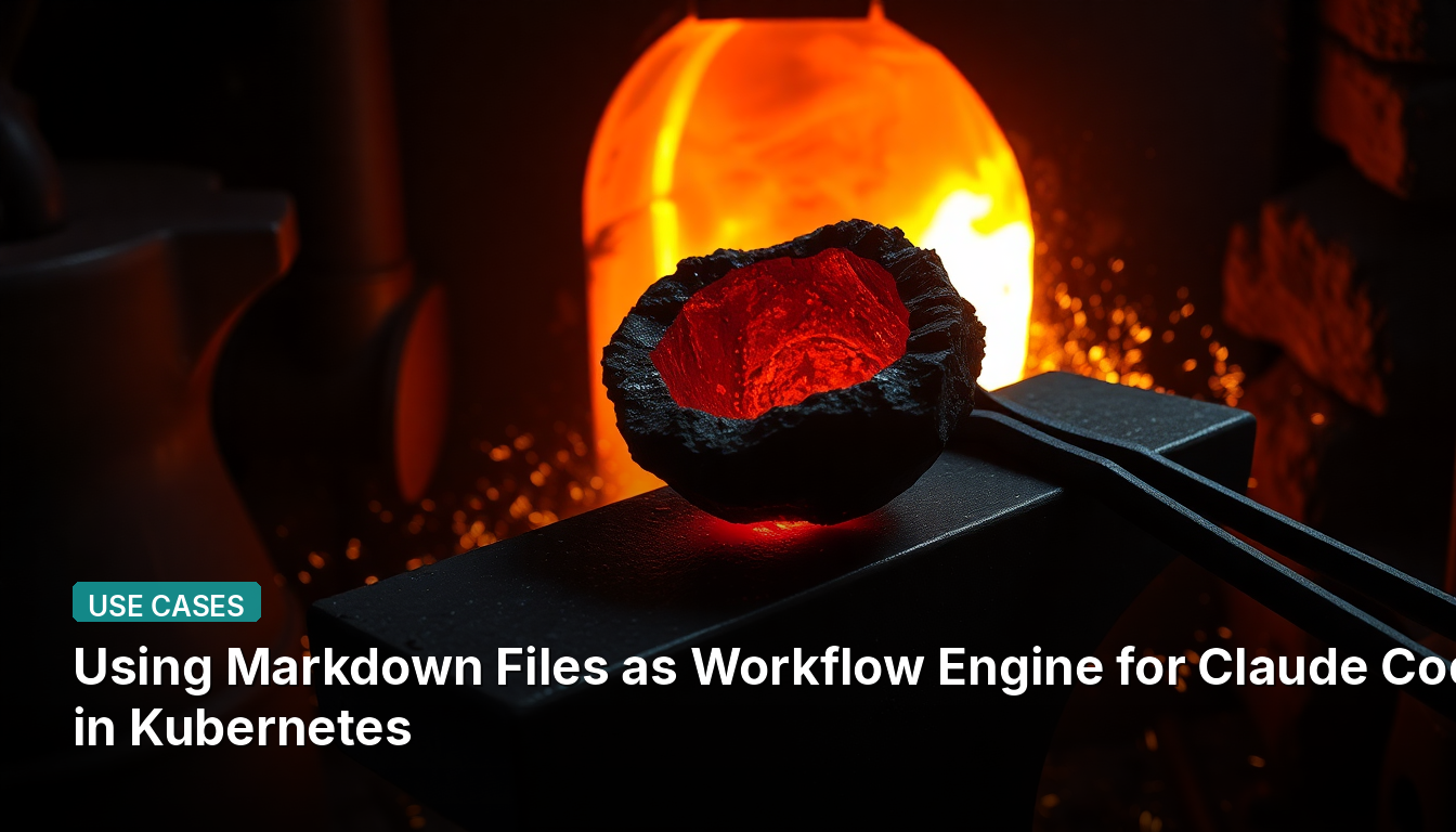 Usando Arquivos Markdown como Motor de Fluxo de Trabalho para Claude Code no Kubernetes