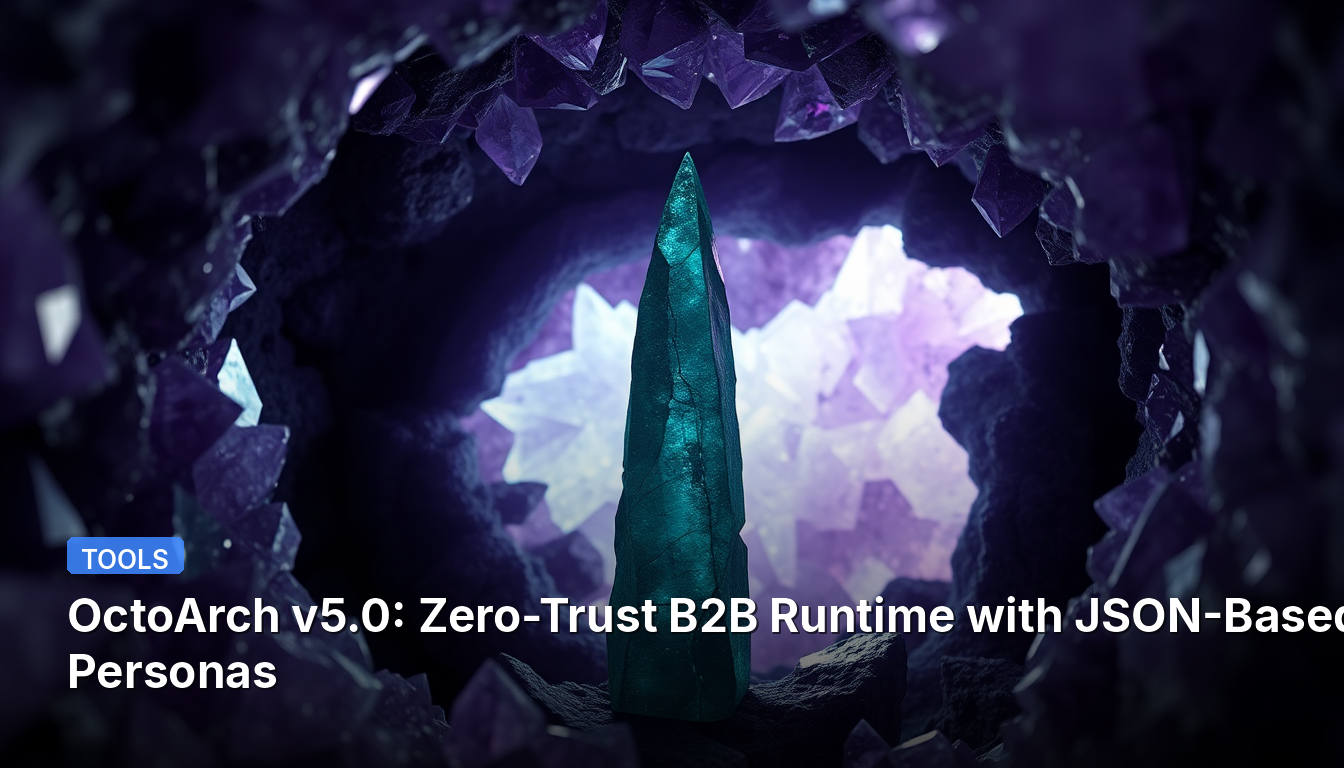 OctoArch v5.0:JSONベースのAIペルソナを備えたゼロトラストB2Bランタイム
