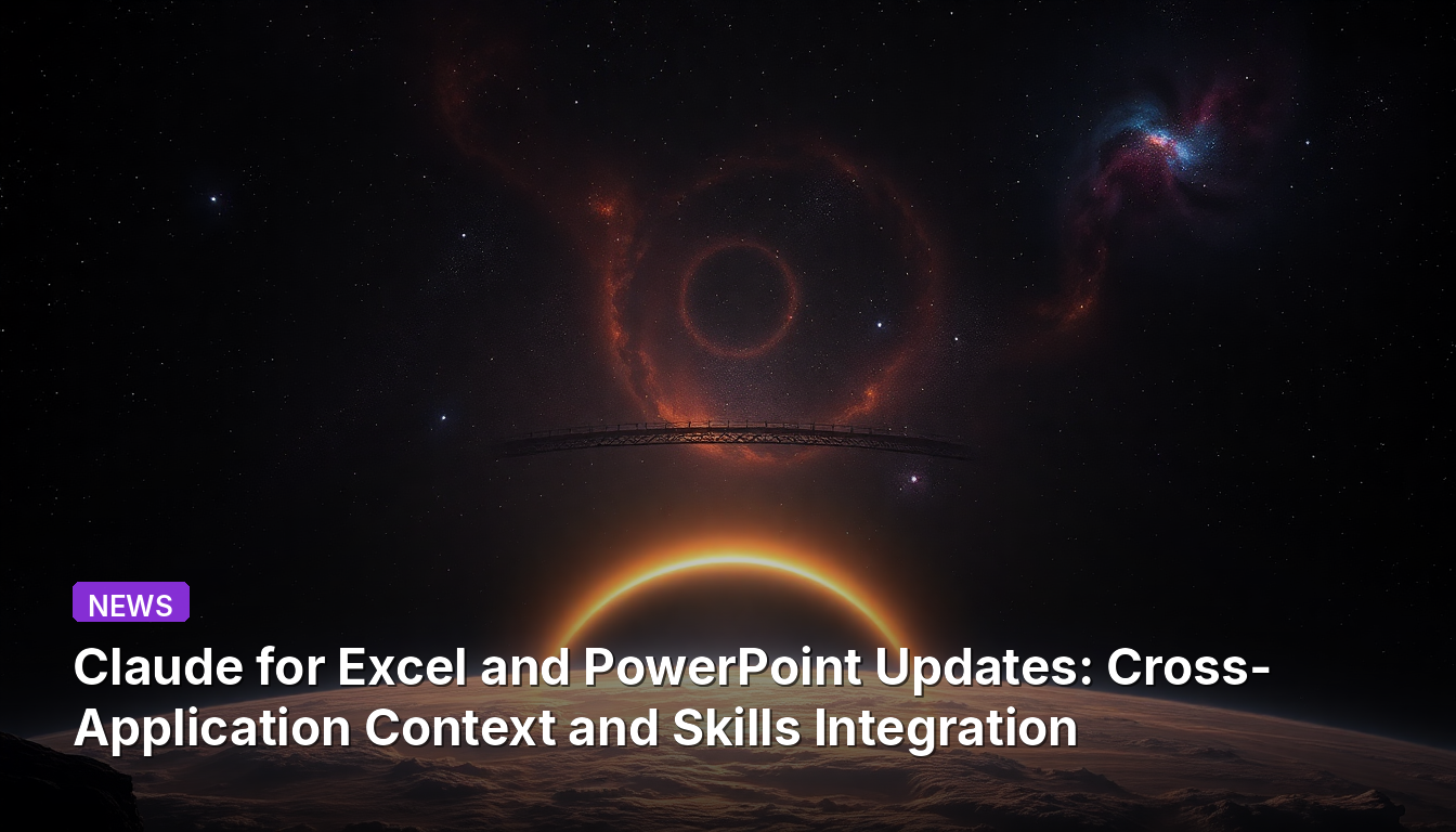Claude para Excel e PowerPoint Atualizações: Contexto e Integração de Habilidades entre Aplicativos