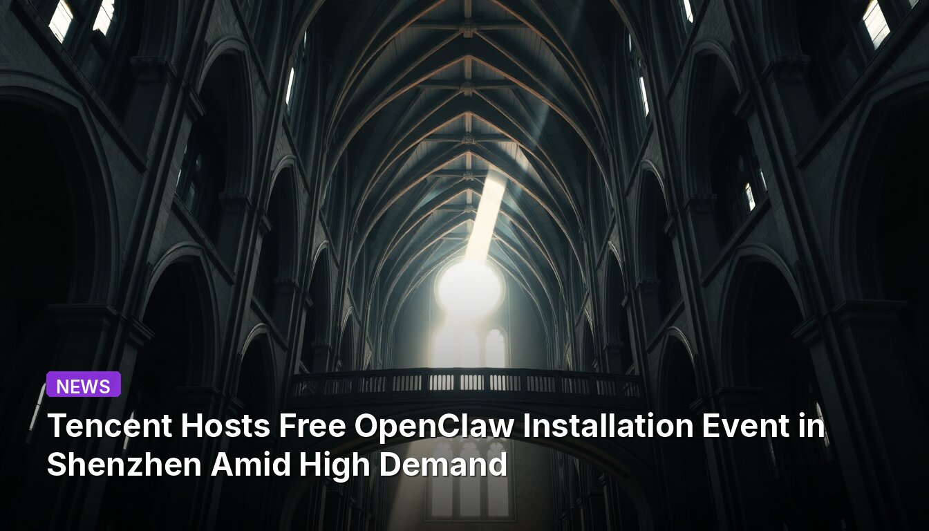 Tencent organise un événement gratuit d'installation d'OpenClaw à Shenzhen face à une forte demande