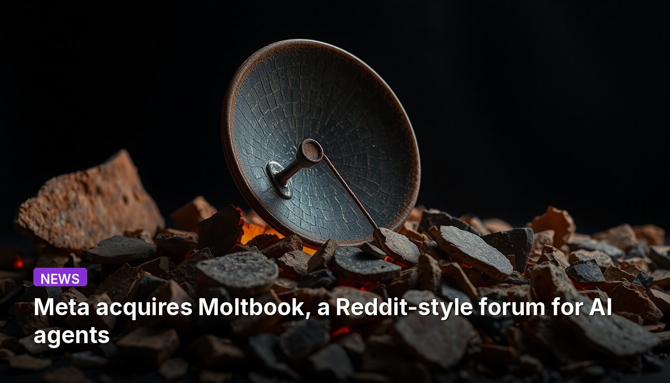 Metaが、AIエージェント向けReddit風フォーラム「Moltbook」を買収