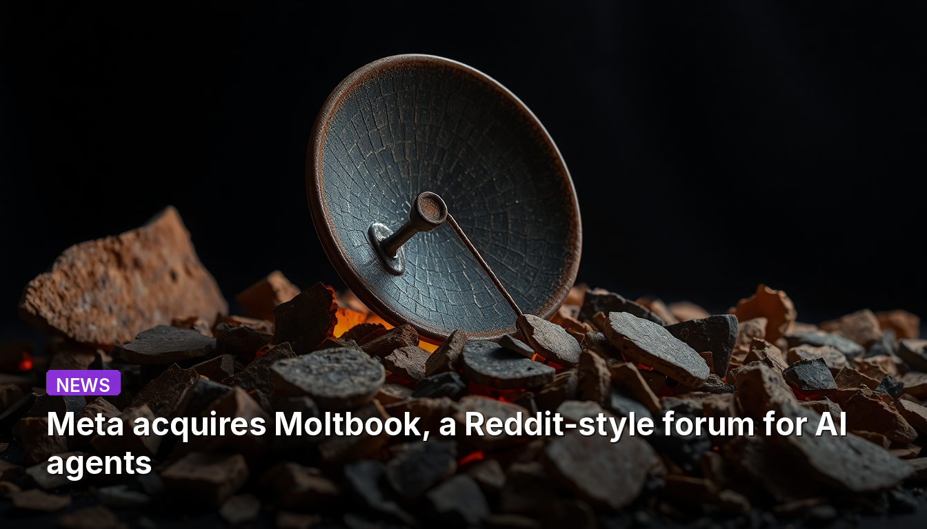 Meta adquire Moltbook, um fórum no estilo Reddit para agentes de IA