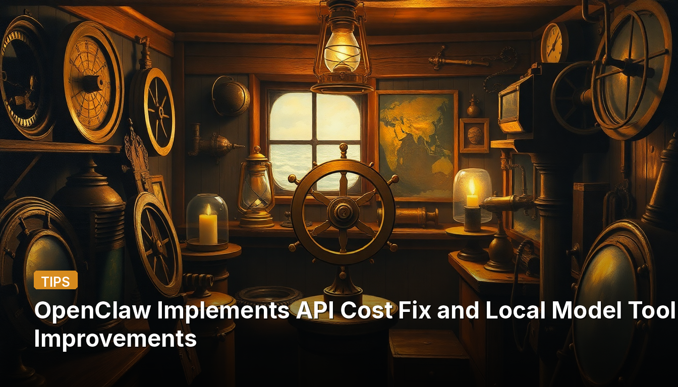 OpenClaw Implementa Correção de Custo da API e Melhorias na Ferramenta de Modelo Local