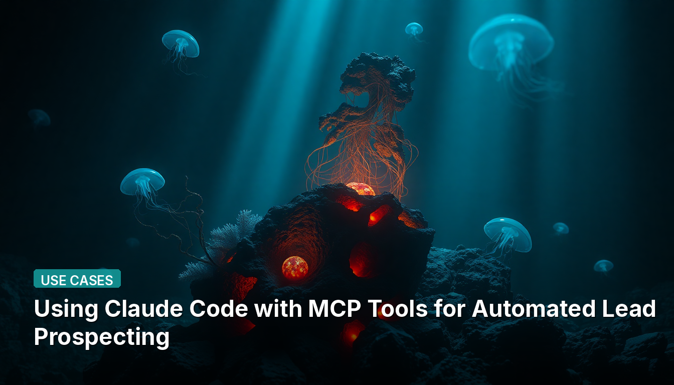 Utilisation de Claude Code avec les outils MCP pour la prospection automatisée de leads