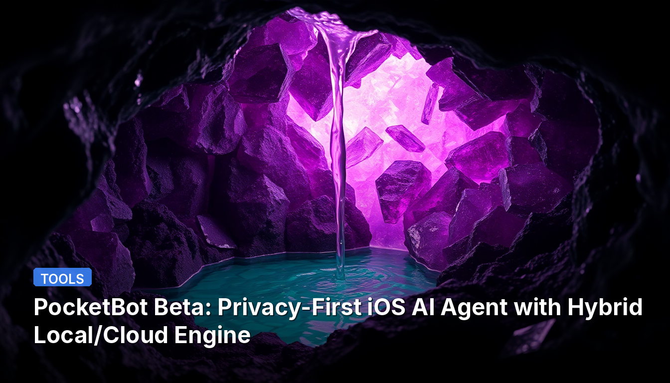 PocketBot Beta: Agente de IA para iOS com Privacidade em Primeiro Lugar e Motor Híbrido Local/Nuvem