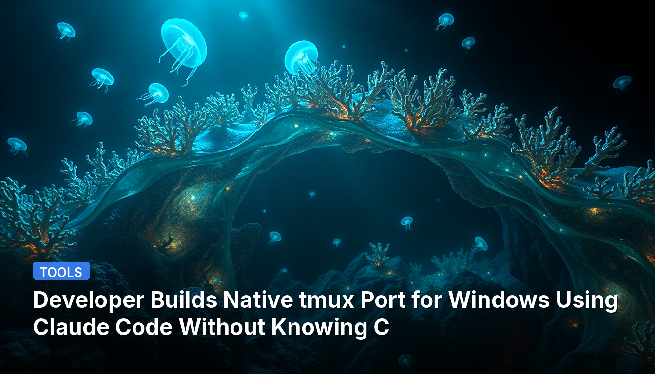 개발자가 C 언어를 모르는 상태에서 Claude Code를 사용해 Windows용 네이티브 tmux 포트를 구축하다