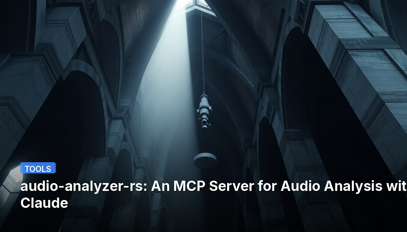 audio-analyzer-rs : Un serveur MCP pour l'analyse audio avec Claude