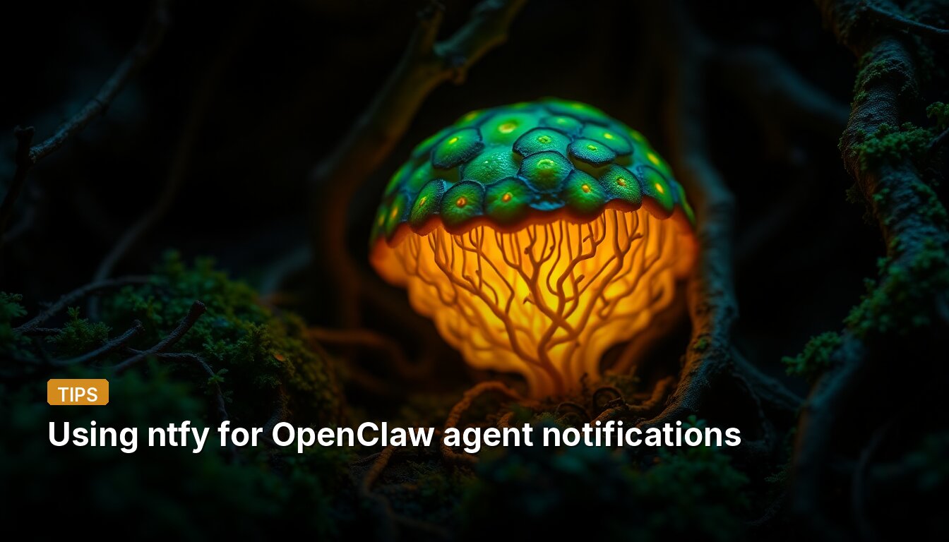 Verwendung von ntfy für OpenClaw-Agenten-Benachrichtigungen
