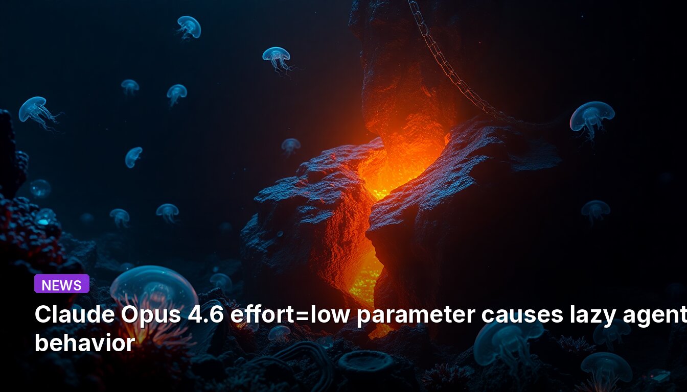 Claude Opus 4.6 effort=low-Parameter verursacht träges Agentenverhalten
