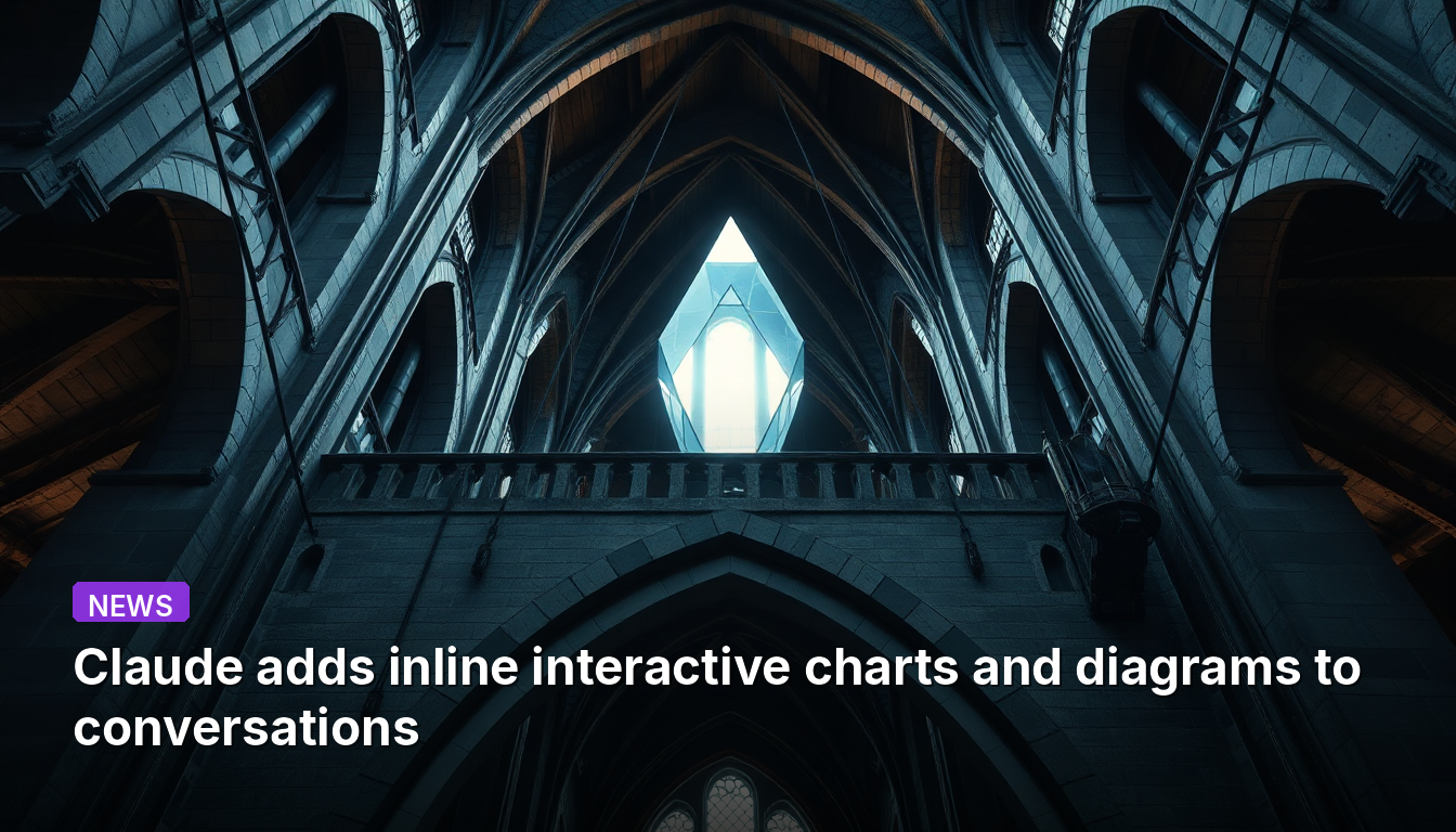 Claude ajoute des graphiques et diagrammes interactifs en ligne dans les conversations.