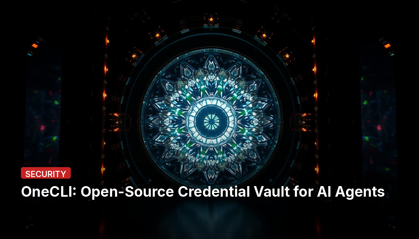OneCLI : Coffre-fort d'identifiants open source pour agents IA