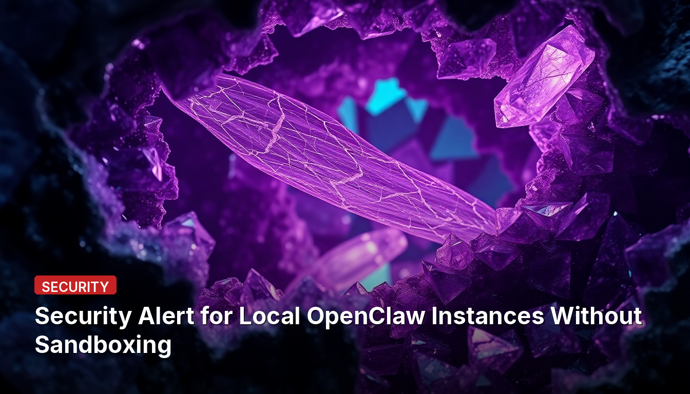 Alerta de Segurança para Instâncias Locais do OpenClaw Sem Sandboxing