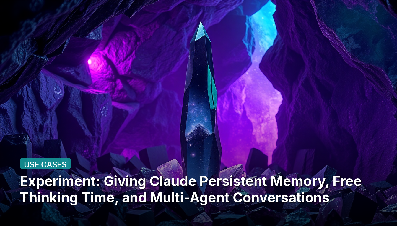 Experimento: Concedendo Memória Persistente, Tempo de Reflexão Livre e Conversas Multiagente ao Claude