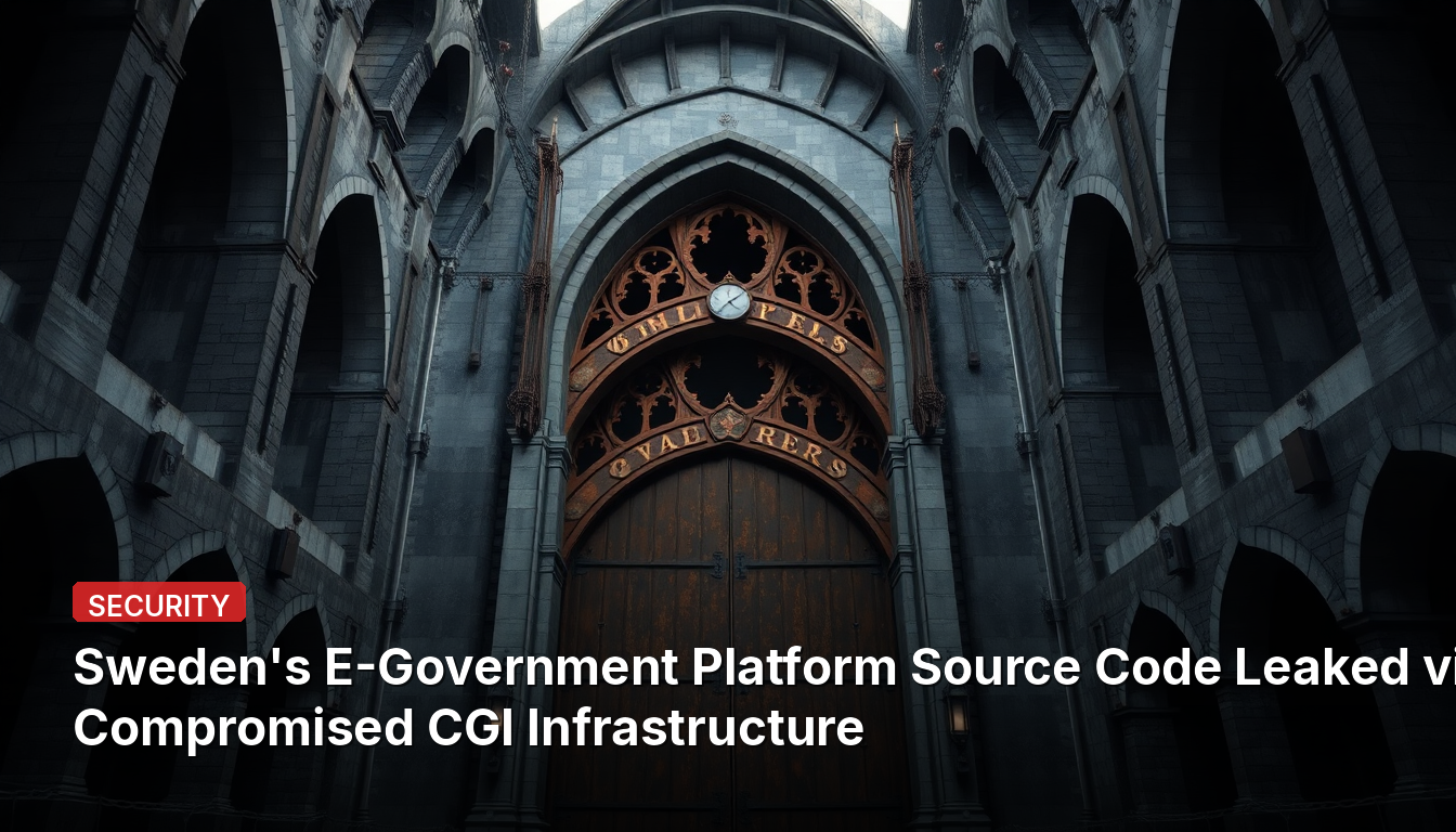 Código-Fonte da Plataforma de Governo Eletrônico da Suécia Vazado via Infraestrutura CGI Comprometida